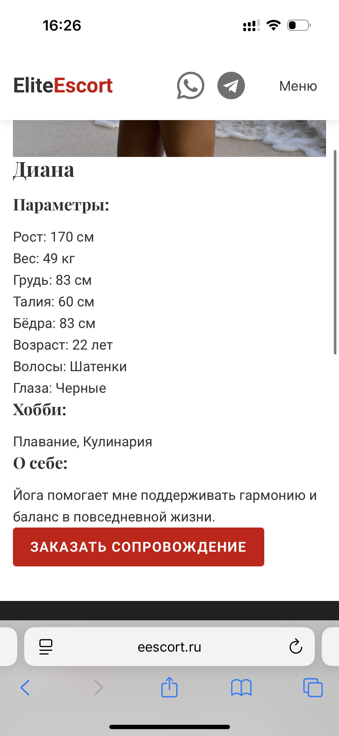 eEscort companionship